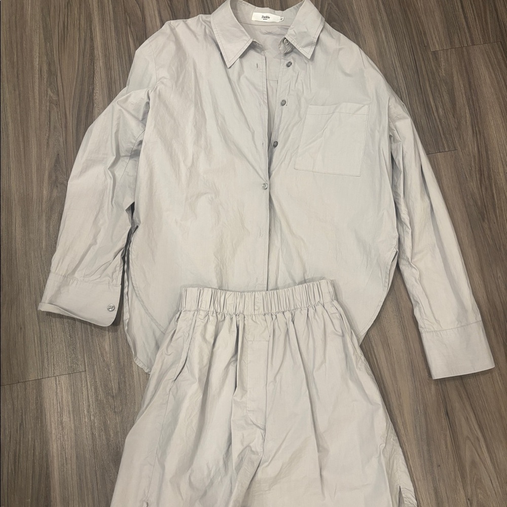 The Frankie Shop “Lou” short set. Size XS Top & S Shorts.